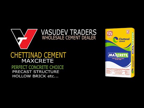 Chettinad cement MAXCRETE | Vasudev Traders | Cement | Wholesale cement dealer