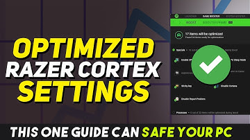Razer Cortex FPS BOOST Settings - Optimize Windows For Gaming 2024