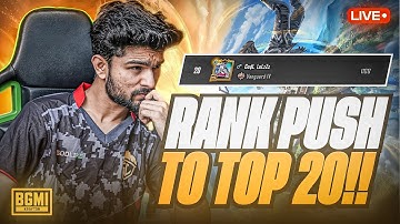 SERIOUS RANK PUSH TO TOP 10 | CLASSIC HACKER IS BACK | BGMI LIVE
