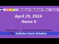 Medium mayhem mini game 6  april 29 2024 event  spider