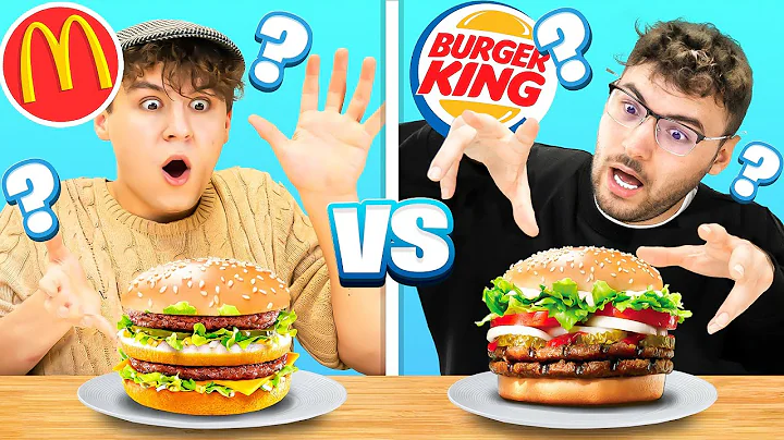 MCDONALDS vs BURGER KING? - Burger CHALLENGE!