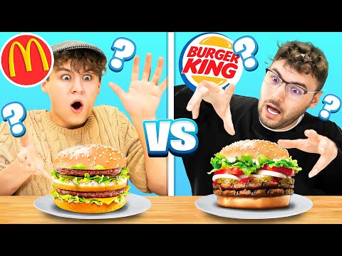 MCDONALDS vs BURGER KING? - Burger CHALLENGE!