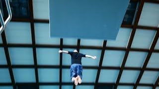 Splashdiving Training in der Halle