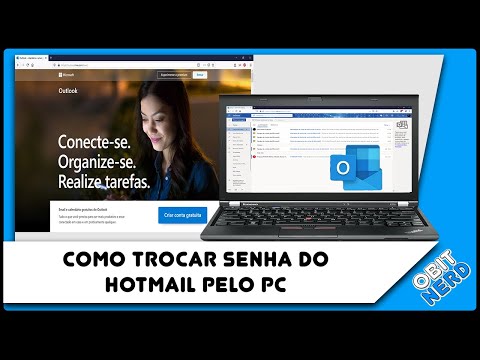 Como TROCAR a senha do email Outlook, Hotmail