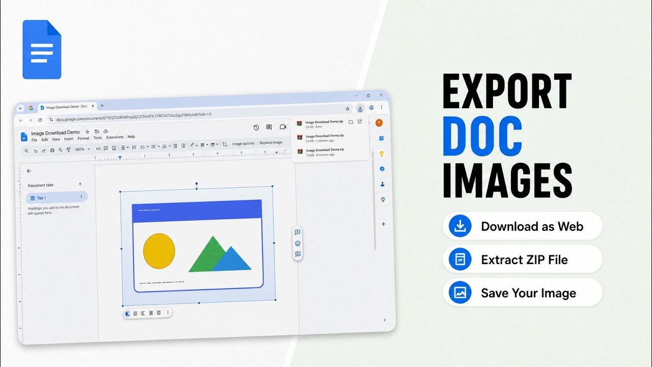 How to Download an Image from Google Docs (2026 Visual Download