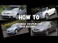 How to change front suspension bushing vw audi seat skoda