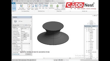 Massing Model  in Revit Architecture Tamil- CADD Nest
