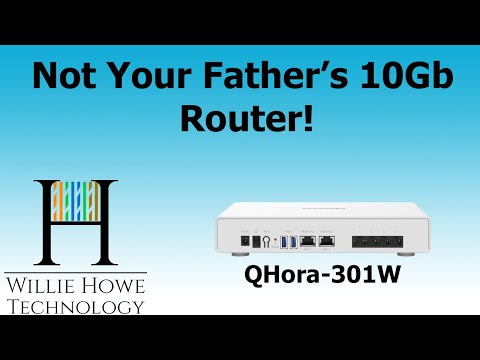 Not Your Father's 10Gb Router!  QNAP QHora-301W 10Gb Router