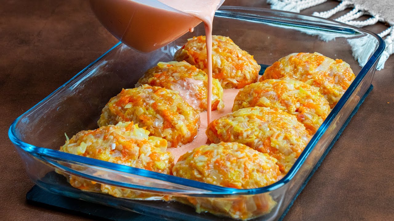 You can’t refuse these meatballs with meat and cabbage! Ideal for a