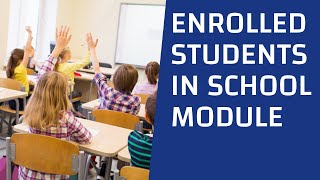 Enrolled Students in School Module in Hinawi Software