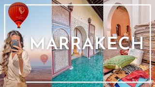 ✨ VIAJE SORPRESA ✨ MARRAKECH vlog, Hammam, Paseo en Globo, el zoco, la medina, desierto de Agafay