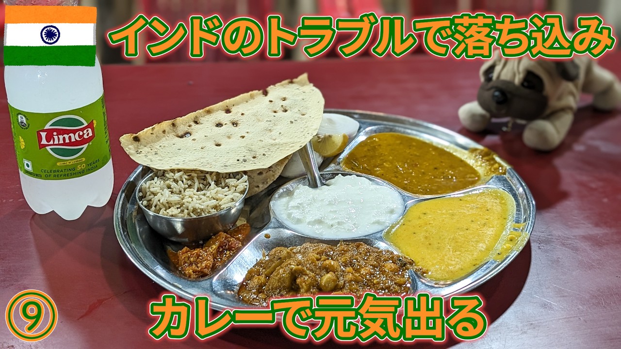 インドep9　トラブルで落ち込みカレーで元気出るプシュカル
