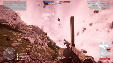 Battlefield 1 - Perfect random grenade throw