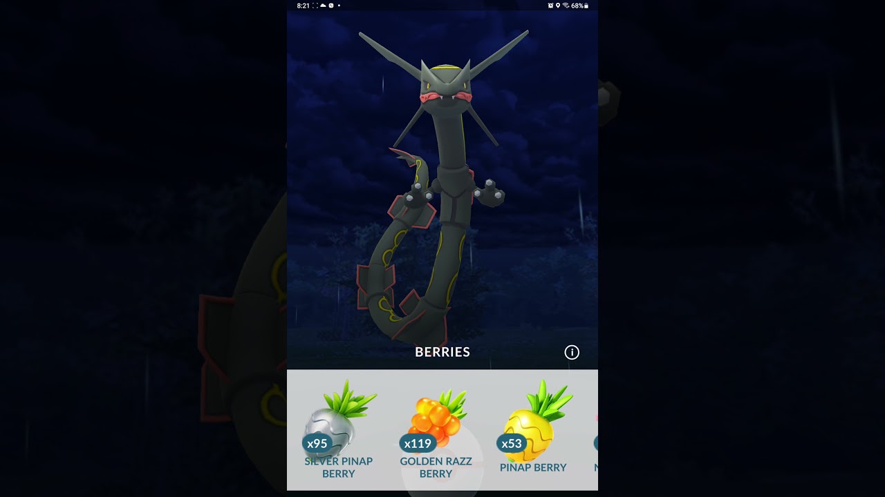 Shiny Rayquaza - Pokemon Go