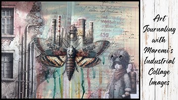 Art Journaling with Maremi’s Small Art Industrial Collage Books | Mixed Media & Collage Tutorial