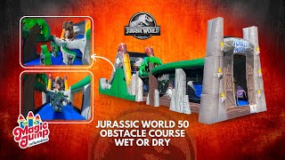 Official Jurassic World 50 Obstacle Course Inflatable from Magic Jump Inc.