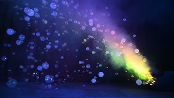 TheLAShop Fog Bubble Machine with RGB Lights Remote DMX 2500W