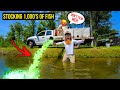 Delivering 1,000's of JUMBO Fish to SAVE My Backyard Trophy Bass Pond!!! (Will it work??)