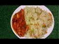 Chicken 65 with chinese pulao chinesefood recipe with tasty food with iqra chicken spicy 