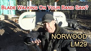 Why my blade wasn t cutting straight on my NorWood sawmill LM29 - norwood portable sawmills