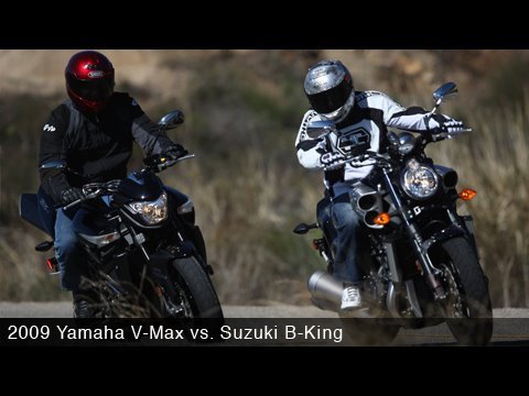 2008 Suzuki B-King vs 2009 Star VMAX