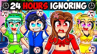 Ignoring My Crush For 24 Hours In Roblox Snapchat!