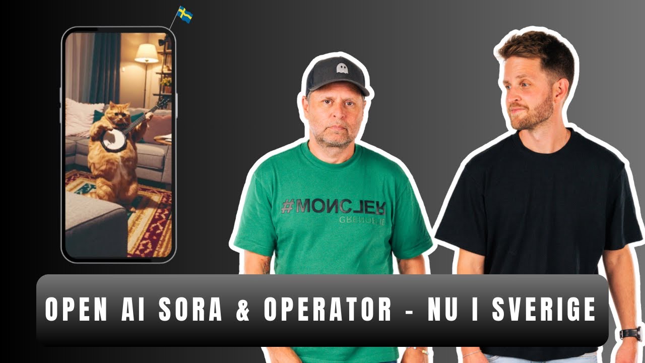 Nu finns Operator och Sora äntligen i Sverige! 🔥