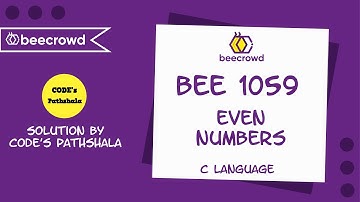 beecrowd Problem 1059 - "Even Numbers" solution( Bangla ) | C language