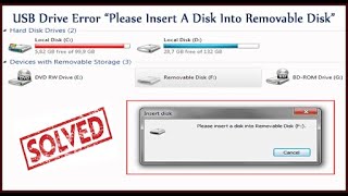 Please Insert A Disk Into Usb Drive Error Solved | By | Information Ocean | In | Urdu