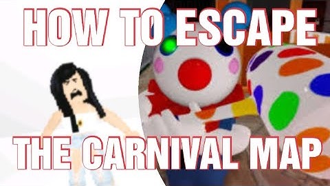 How To Escape The Carnival Map - Chapter 8 PIGGY, ROBLOX| Krisha Playz
