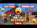 Secret 10x faster headshot trick  for only red numbers  ump shotgun  deagle setting free fire