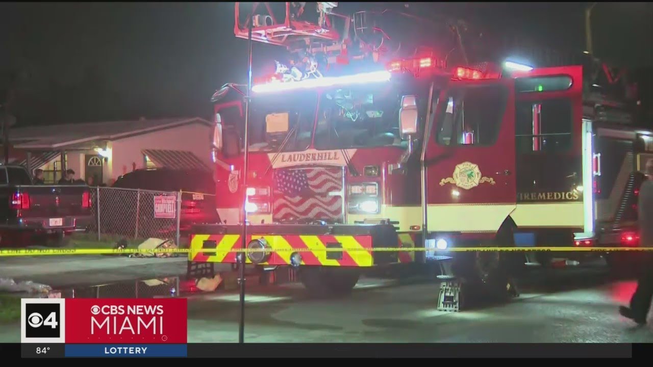 Lauderhill family displaced by fire - YouTube