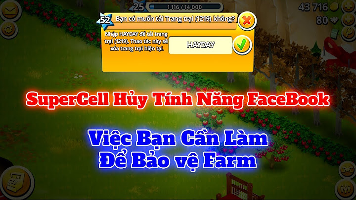 Làm thế nào để chơi hayday trên facebook