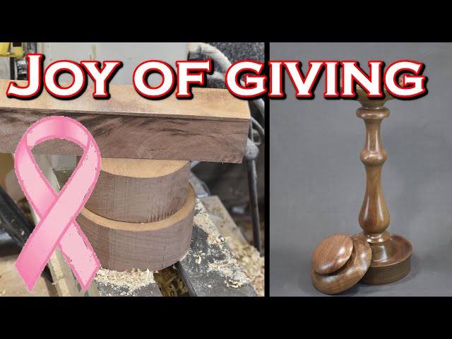 Woodturning Wig Stand For Cancer Patients