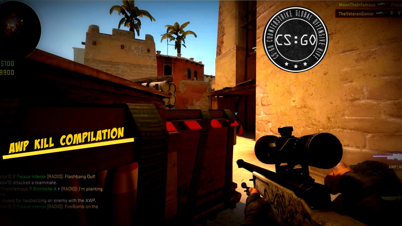 CS GO: AWP Kill Compilation - YouTube