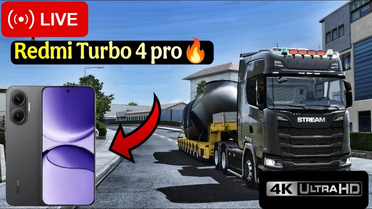 🔴LIVE Redmi Turbo 4 pro || Truckers Of Europe 3 Live unlimited money⭐⭐⭐