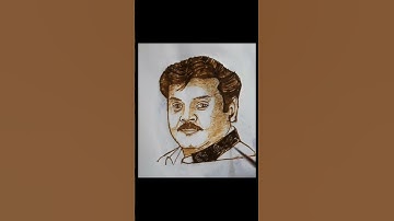 captain ✍vijayakanth portrait #mehndidesign #portrait #shorts #treanding #viral #ytshorts #hennaart