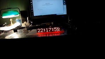 LED Matrix Clock with ESP8266 or ESP32
