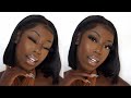 SIMPLE BIRTHDAY GLAM MAKEUP TUTORIAL | DARKSKIN