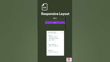 Responsive layout using CSS. #coding  #webdevtutorial  #css