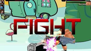 Mugen Team Vs Barney The Dinosaur And John Cena Part 2