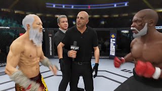 Old Bruce Lee vs. Old Mike Tyson - EA Sports UFC 4