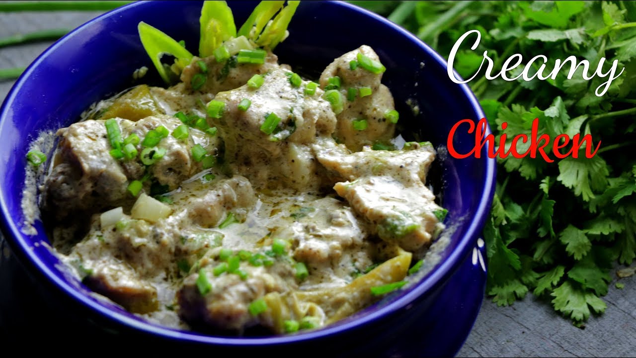CREAMY CHICKEN | Best Spicy Creamy Chicken Curry | BY Chef Aadil Hussain