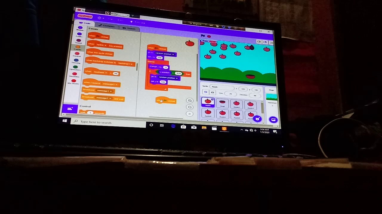 Scratch game. - YouTube