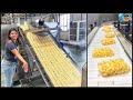 Mega factory of noodles  8 lakh packets per day   itni huge making