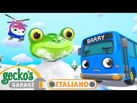 Il lago ghiacciato❄️ | Cartoni animati |🐸 Garage di Gecko italiano｜Cartoni di macchine