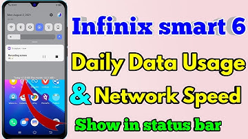 infinix smart 6 network speed setting | infinix smart 6 internet speed meter on status bar