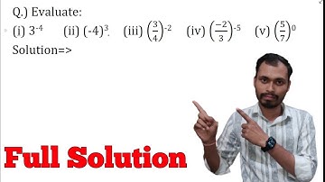 Evaluate exponents and powers | Exponents and powers class 8 | Maths doubt