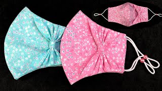 Cute DIY Face Mask Sewing Tutorial with Bow. | Breathable Face mask.