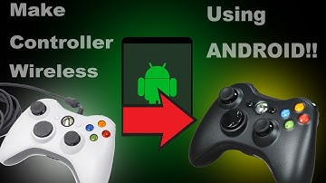 Make any WIRED PC controller WIRELESS using Android device | Wiredless Android App overview